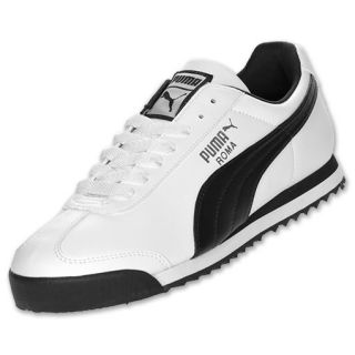 Puma Roma Basic Mens Casual Shoes White/Black