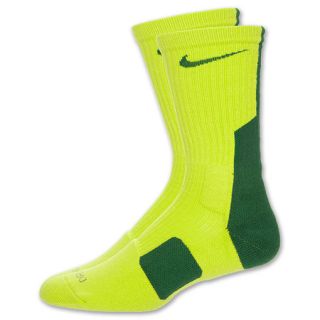 Nike Elite 2.0 Mens Basketball Crew Socks Yellow