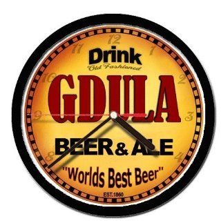 GDULA beer and ale cerveza wall clock 