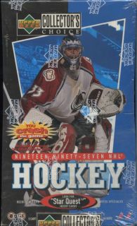 1997 98 Upper Deck Collectors Choice Hockey Hobby Box