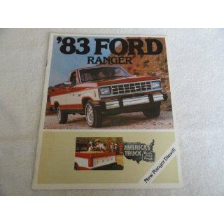 1983 Ford Ranger Truck Sales Brochure 