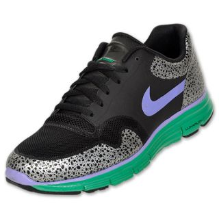 Nike Lunar Safari Mens Running Shoes Black/Green