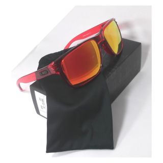 Oakley Sunglasses Holbrook Crystal Red with Ruby Iridium Lens Brand
