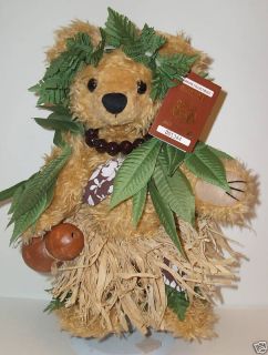 Hawaiian Teddy Bear Hoku Li Ili I with Passport