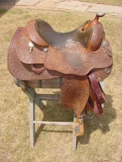 Custom Jim Taylor Reining Saddle for Doug Milholland