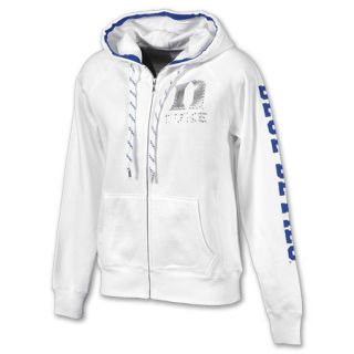 Duke Blue Devils Glitz Glam NCAA Womens Full Zip Hooded Sweatshirt