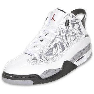 Jordan Mens Retro Dub Zero Basketball Shoe White