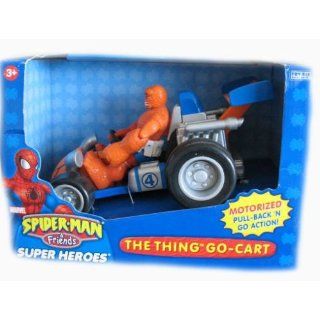 Spider Man & Friends The Thing with Go Cart Toys & Games