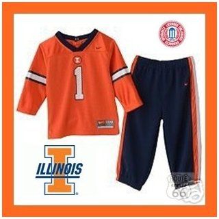 University of Illinois Football Jersey Pants Set 24 Mo
