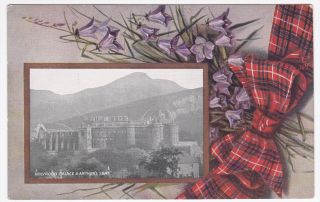  Scotland Tuck Oilette Postcard Holyrood Palace Arthurs Seat