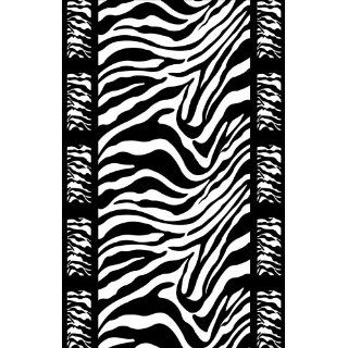 Perfect Litter Mat   Black & White Zebra