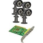   Observation System PCI Card Night Vision Outdoor Security Cameras
