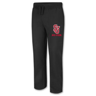 St. Johns Red Storm NCAA Mens Sweat Pants Black