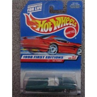   1998 Hotwheels #9 of 26 1998 First Editions 63 T Bird Toys & Games