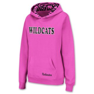 Northwestern Wildcats NCAA Womens Hoodie Pink