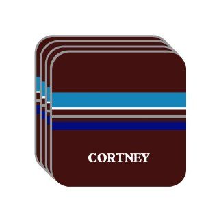 Personal Name Gift   CORTNEY Set of 4 Mini Mousepad