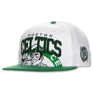 Boston Celtics Block NBA SNAPBACK Hat White/Green