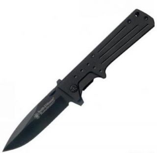 Smith Wesson Homeland Security All Black Folding Knife