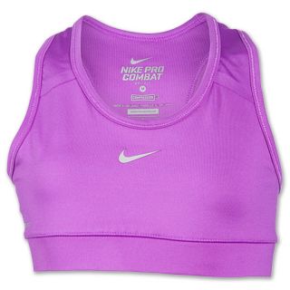 Girls Nike Pro Core Sports Bra Laser Purple/Matte