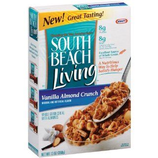 South Beach Living Vanilla Almond Crunch Cereal, 13 Ounce Box 