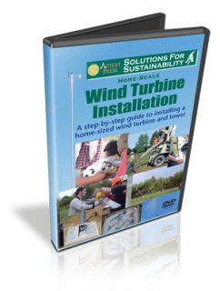 Home Scale Wind Turbine Installation DVD   How To Instal A Small