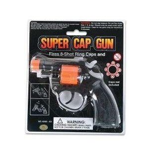 Kids 8 Shot Revolver Cap Gun Pistol 6 inch (1 Dozen
