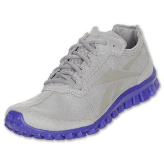 Reebok Realflex Suede Womens Running Shoes Grey