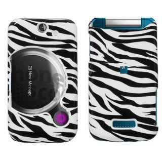 Sony Ericsson Tm717 Equinox Cell Phone Snap on Cover Zebra
