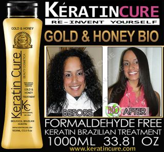 Keratin Cure Gold Honey Bio Biological Keratin Treatment 100 Safe