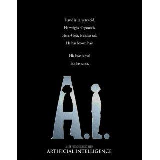 A. I. Artificial Intelligence Movie Poster (11 x 17