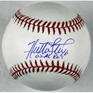 Signed Huston Street Baseball   Authentic Oml Psa