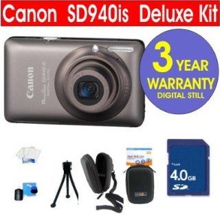Canon PowerShot SD940 IS 12.1 MP Digital Camera (Brown