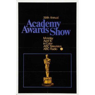 The 39th Annual Academy Awards Framed Poster Movie 27 x 40