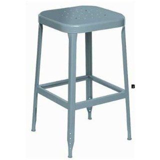 Stool with Footrest [Set of 2] Stool Color Wedgewood Blue