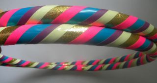 Hula Hoop Glitzy Glam Glow in The Dark ` 160 or 100 PSI Your Choice