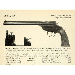 1948 Print .22 Long Rifle Smith Wesson Single Shot