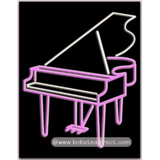 Piano Neon Sign (31H x 24L x 3D) Grocery & Gourmet