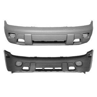 2002 2008 Chevy Trailblazer Front Bumper No Fog Painted 382E Pewter