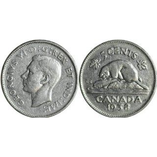 1938 Canadian Nickel    Very Fine+ Condition Everything