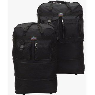 Pack of 2, 40 Expandable Wheeled Bags Rolling Duffel
