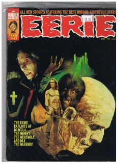 EErie horror comic WARREN MONSTER magazine #50 Curse of the werewolf