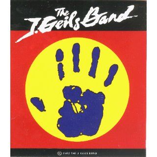 The J. Geils Band   Handprint Logo   Authentic 80s Sticker / Decal