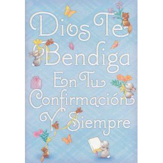 Greeting Cards Confirmation Spanish May God Bless You on