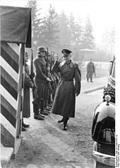 General von Stülpnagel saluting in customary Wehrmacht style