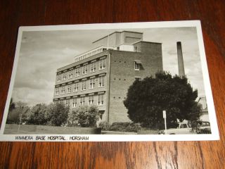 Wimmera Base Hospital Horsham Photo Postcard 1950s