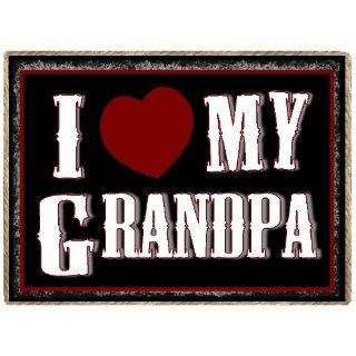 I Love My Grandpa Country Western Refrigerator Gift Magnet