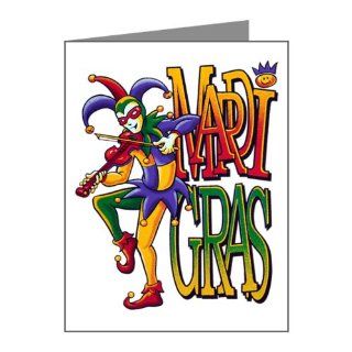 Mousepad (Mouse Pad) Mardi Gras Joker with Fiddle