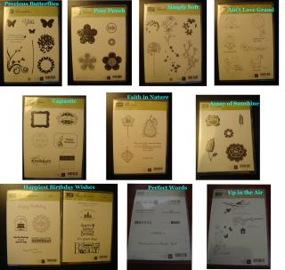 Hostess Stamp Sets Stampin Up Posy Punch Precious Butterflies More