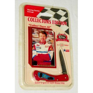 Bill Elliott   Color Engraved Pocket Knife   (Racing