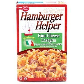 Hamburger Helper Italian Four Cheese Lasagna Pasta 5.5 oz: 